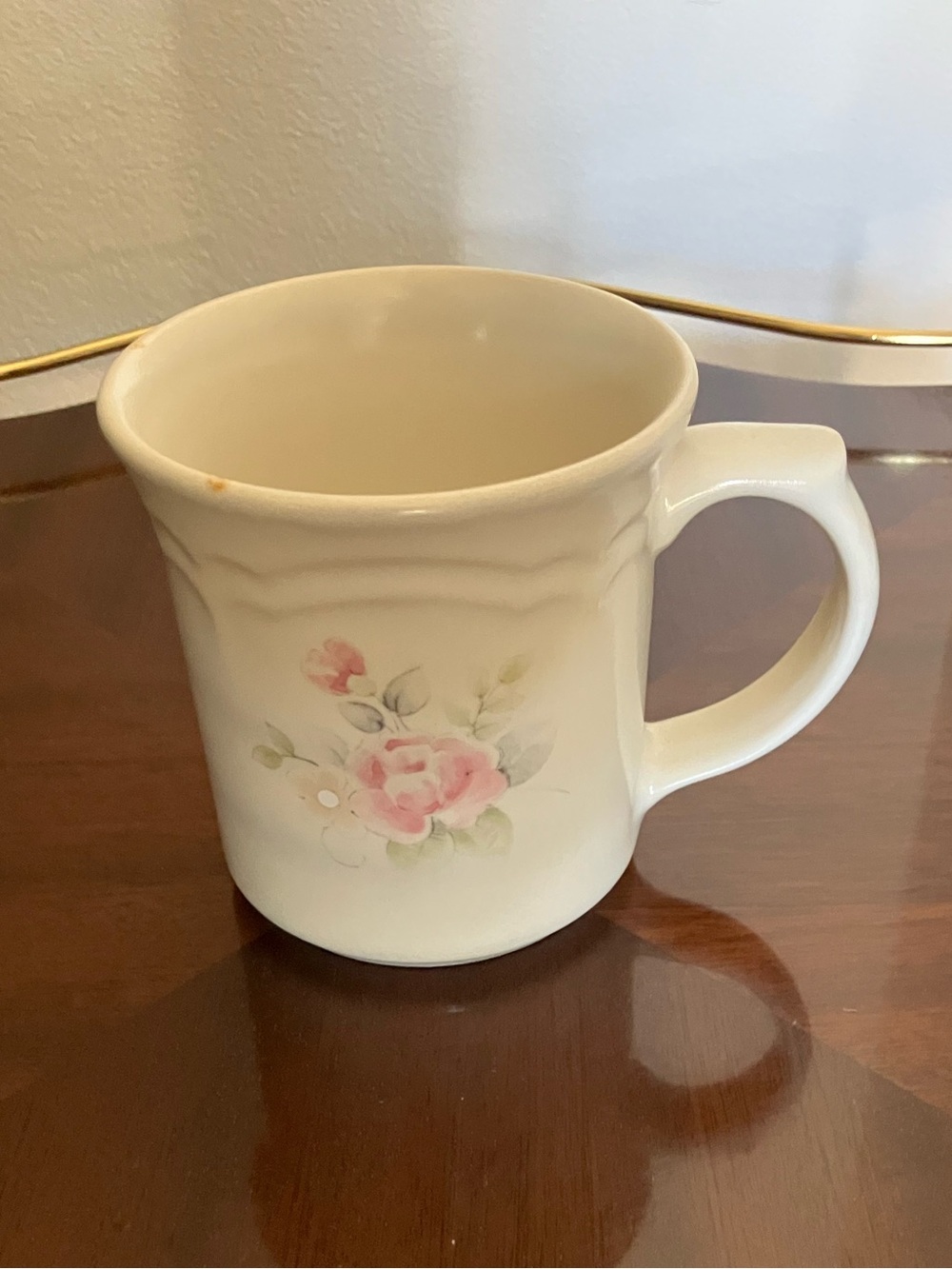 Vintage Pfalfzgraff Tea Rose Coffee Mug